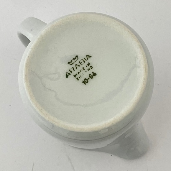 Small Mini Creamer Pitcher Arabia Teema 10-64 Off White , Made In Finland Rare - Picture 8 of 9